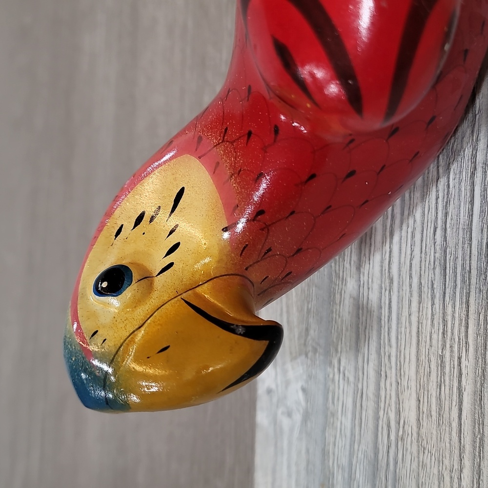 Ceramic Parrot - Picture 4 of 6